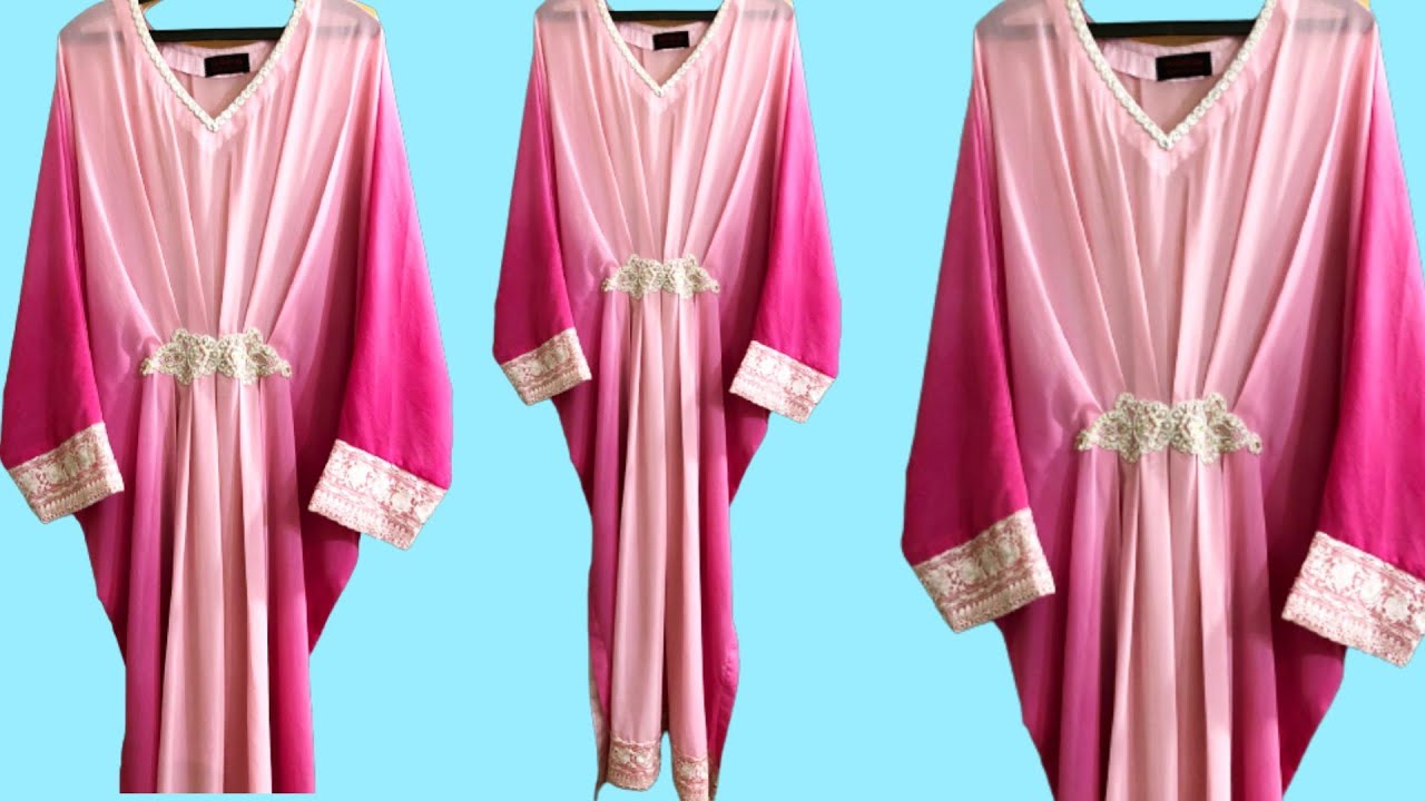 Kaftan dres kaftan cutting and stitching cowl kaftan kurti hawo to make kaftan