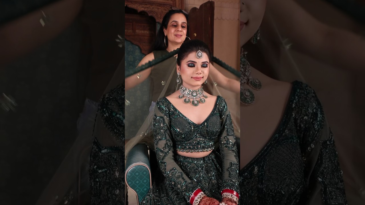 Stunner in Green ! Makeup by Parul Garg