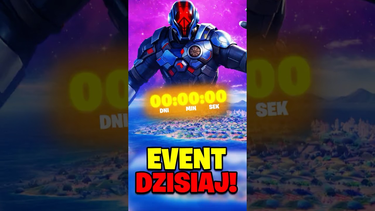 PILNE! EVENT JUŻ DZISIAJ w FORTNITE!! #shorts