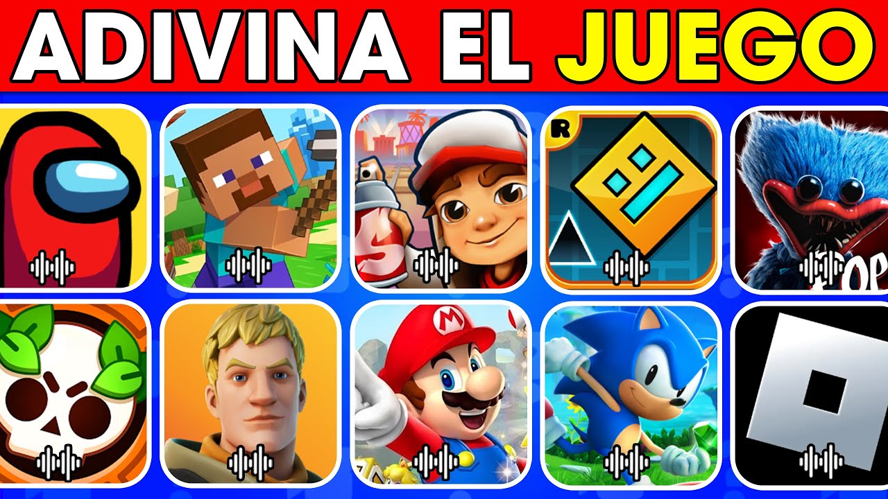 Adivina El JUEGO Por La CANCIÓN😃🎶Los Más Populares🧟 ♀️Plants and Zombies🔫Fortnite🕹️PoppyPlaytime