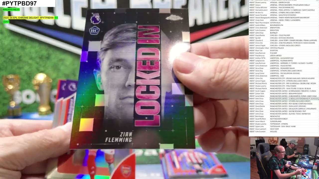 2026 TOPPS CHROME PREMIER LEAGUE EPLC26 SOCCER 6 BOX BREAKERS DELIGHT, PYT CASE BREAK #PYTPBD97