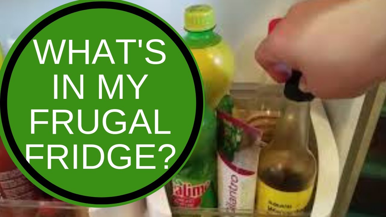 What's in my frugal fridge?
