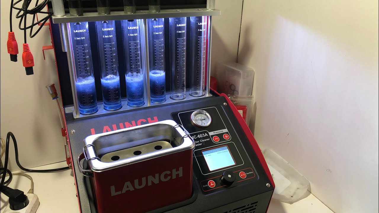 Launch CNC-603A стенд диагностики форсунок. Причина трудного запуска