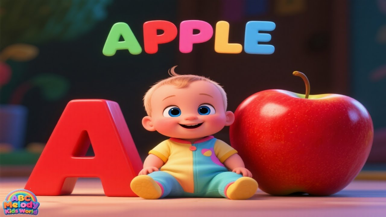 ABC Alphabet Song A to Z | Learn Letters with Fun Phonics for Kids | Calm Learning Music