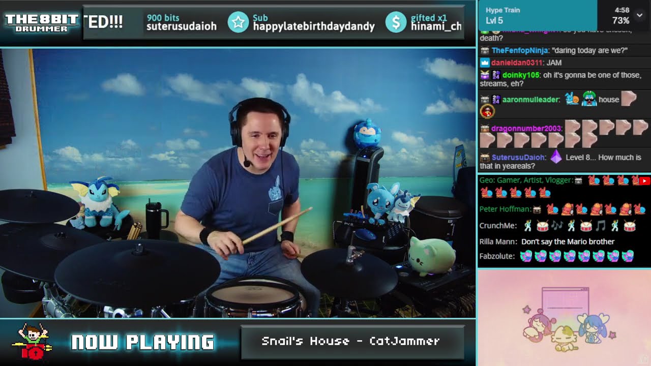 The8BitDrummer // Snail's House - CatJammer