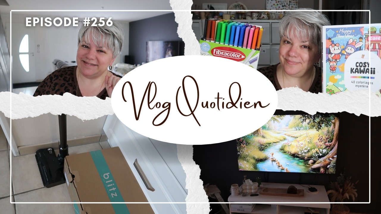 🎥VLOG #256:Vexilar V15 Max, coloriage feutres à eau et boulot