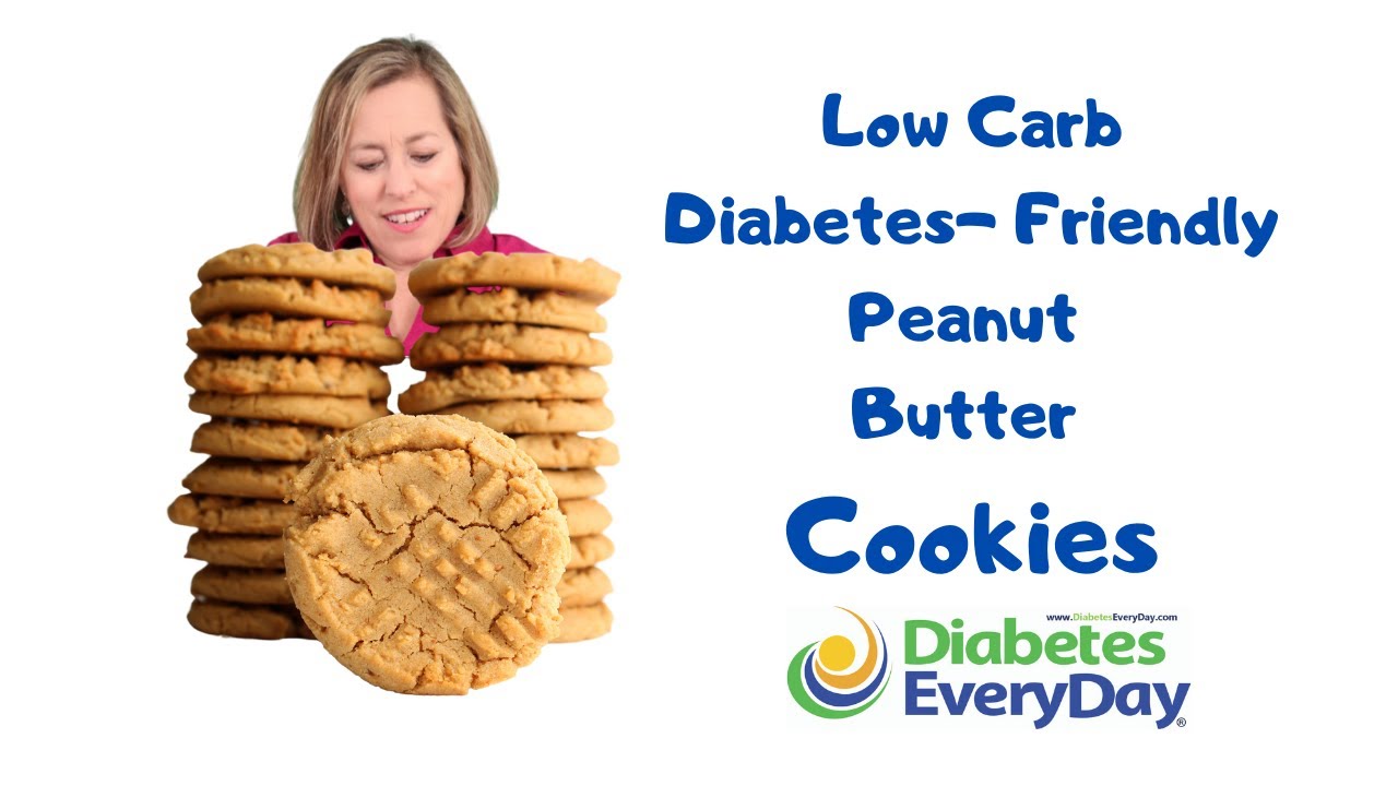 Low Carb, Diabetes- friendly Peanut Butter Cookies