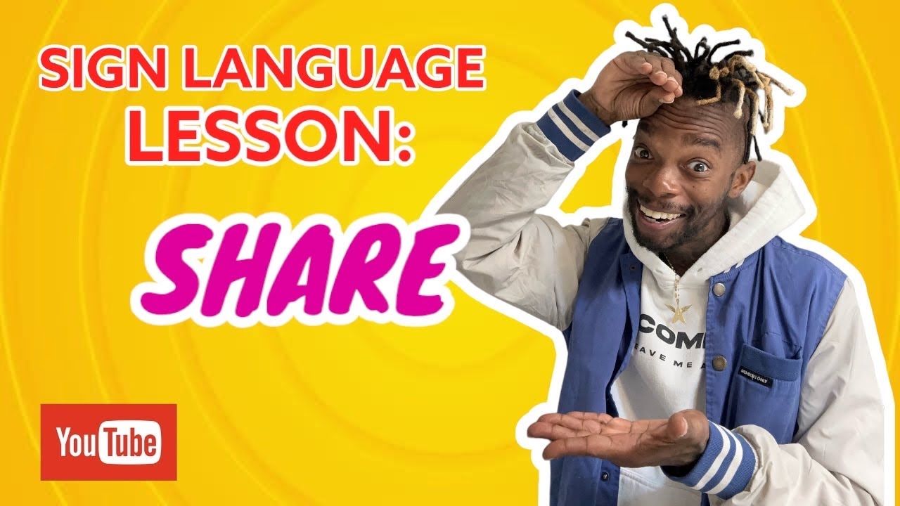 SIGN LANGUAGE LESSON: SHARE #fy #share #subscribetomychannel #learning #asl #deafvideo #fypage