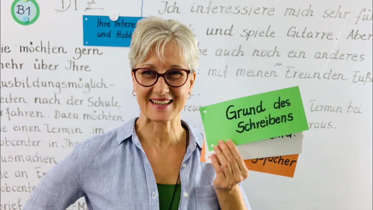 DTZ Mitteilung schreiben | formelle E-Mail | Jobcenter | B1 | Deutsch lernen