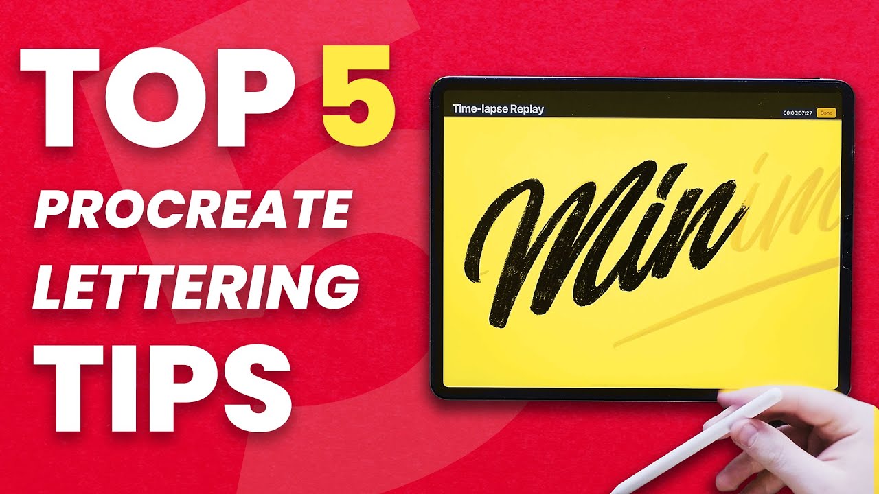 5 MIND BLOWING Procreate Tips! 🤯+ Hand Lettering Tips!