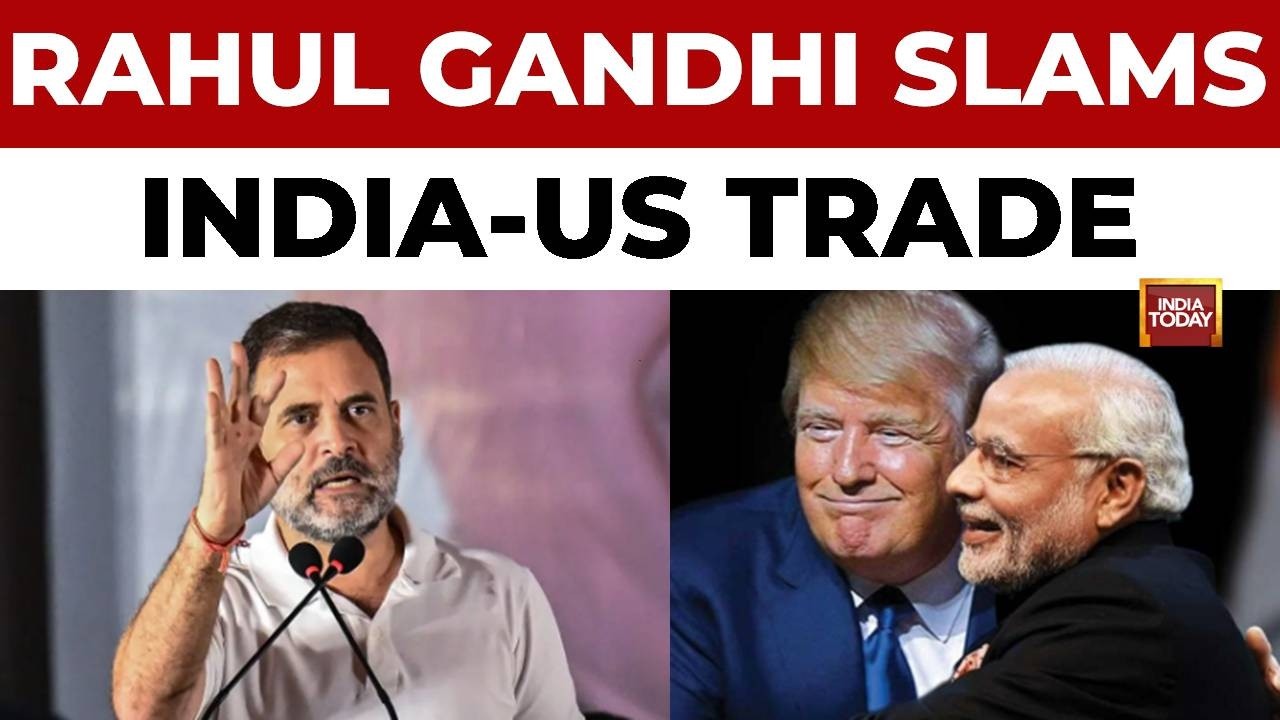 Rahul Gandhi Slams India-US Trade Deal, Mentions Trump Pressure, Epstein Files & Adani Row in Kannur