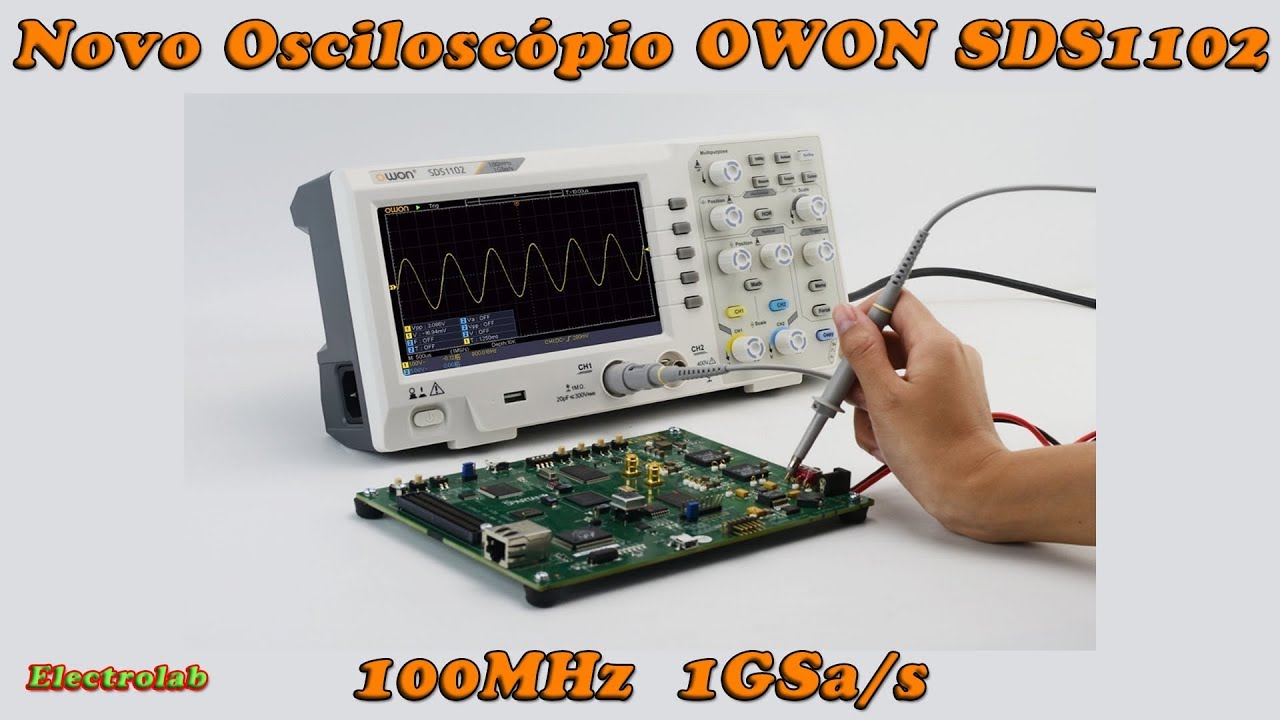 Osciloscópio IKRO Ik2073 (Owon SDS1102) - 100MHZ - 1GSa/s