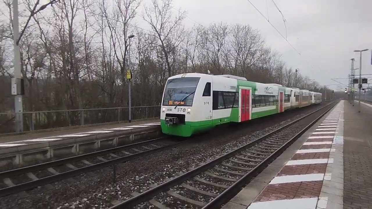 Bahnverkehr am Erfurt-Bischleben (22.12.2025)