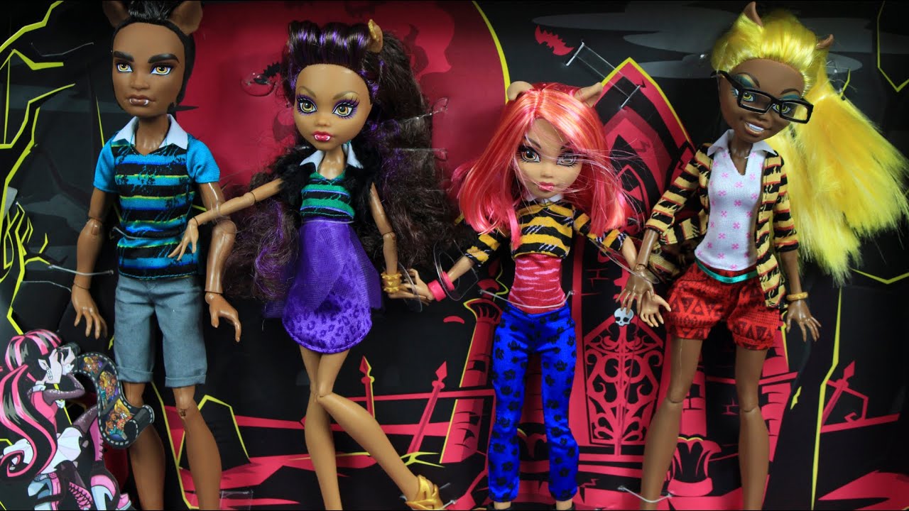 A Pack of Trouble Set 4-Pack / Rodzina Wolfów 4-Pak - Monster High - MegaDyskont.pl