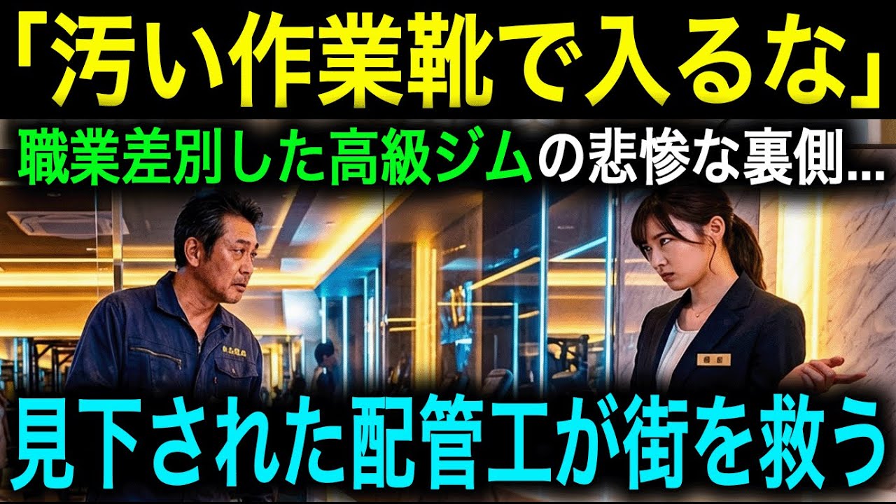 【衝撃】「底辺作業員」と罵った会長の末路…高級ジム地下に隠された違法配管が発覚し営業停止へ【スカッとする話】