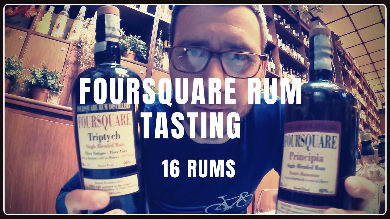 Tasting 16 Foursquare Rums in 10 minutes