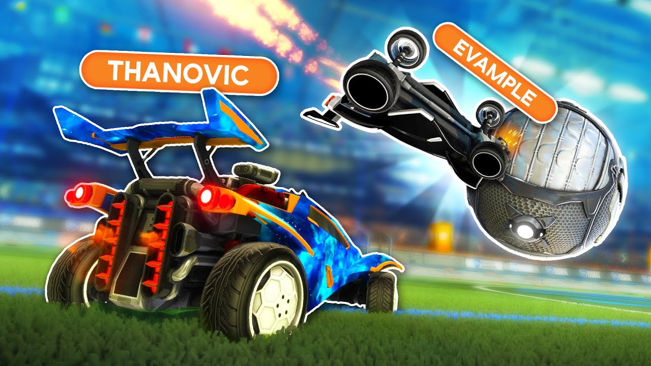 So Evample and I tried team freestyling in Rocket League...