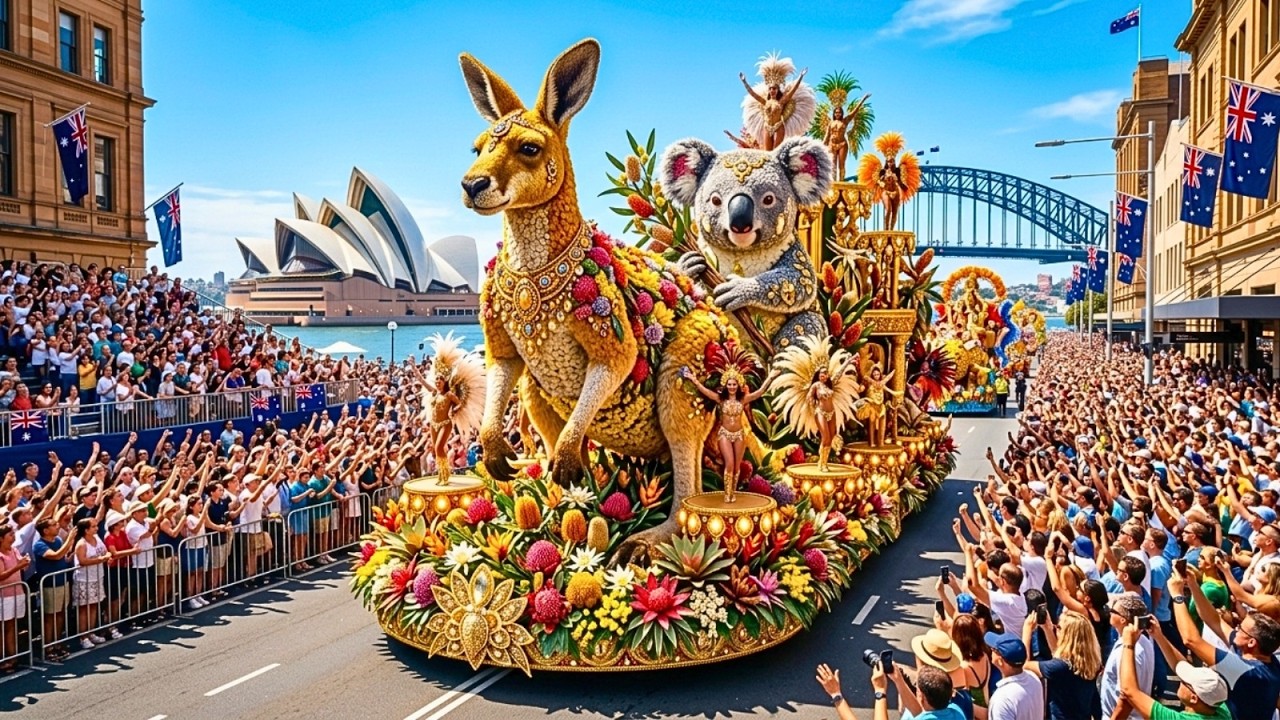 Australia Wildlife Parade 2026 🦘 | Exotic Animals March Across City Streets (Full Event 4K)