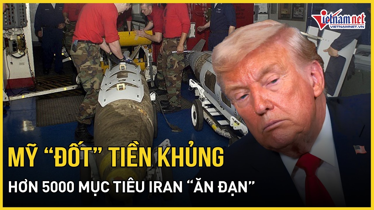 Mỹ “đốt” tiền khủng - Quốc hội náo loạn: Hơn 5000 mục tiêu Iran “ăn đạn”, Lầu Năm Góc rẽ hướng mới