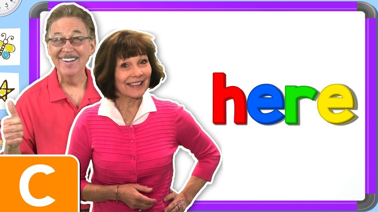 Jan Richardson Sight Words | Level C | Here | Jack Hartmann