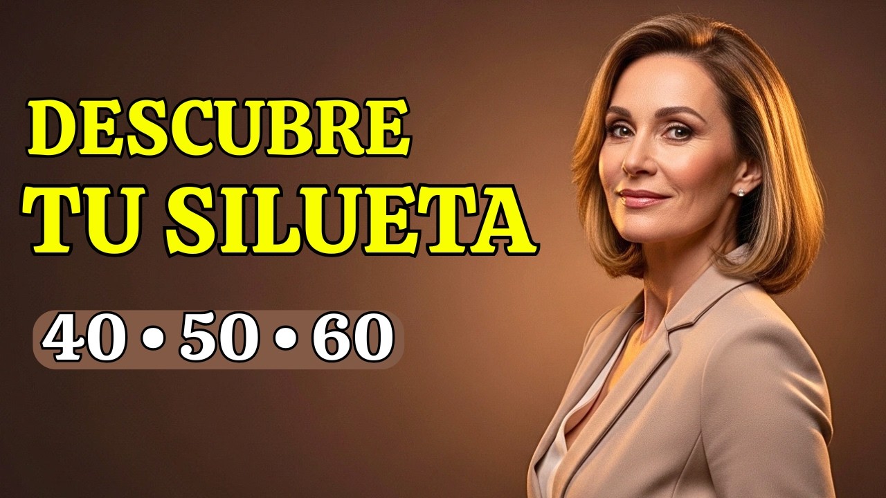 ¿Cuál es tu Silueta? Descubre Qué Ropa Te Favorece Más a los 40, 50 y 60