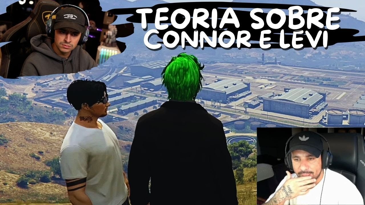 CORINGA REAGINDO AO PIUZINHO FALANDO SOBRE O CONNOR E O LEVI