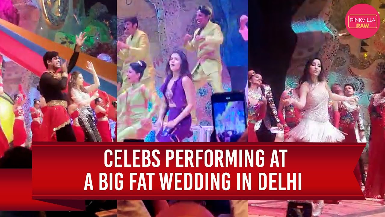 Alia Bhatt, Kriti Sanon, Nora Fatehi & Several Celebs Performed At A Big Fat Wedding In Delhi.