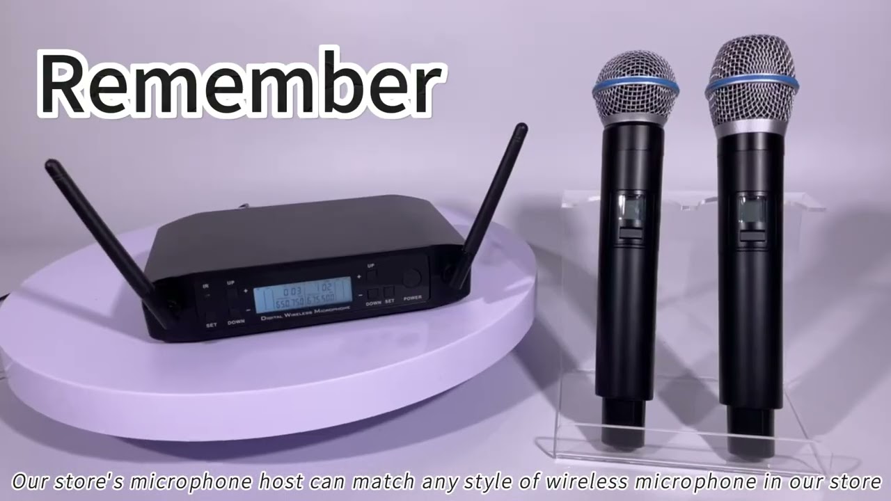 GLXD4 SM58 Wireless Microphone Professional UHF KTV Microphones For Party