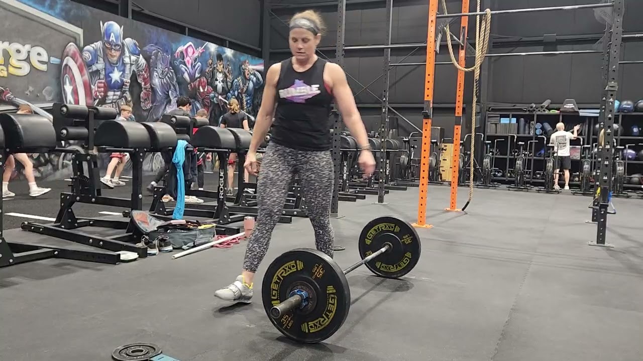 Snatch balances + 2 squat snatch EMOM x 10 at 110 lb