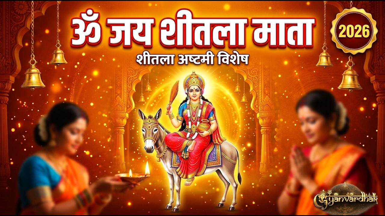 शीतला माता की आरती 2026 | ॐ जय शीतला माता | Sheetla Mata Aarti | भक्ति गीत l Gyanvardhak