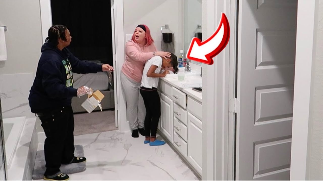 PUTTING A PERM IN LINA HAIR PRANK TO SEE AMANDA REACTION!! ((((EPIC))))