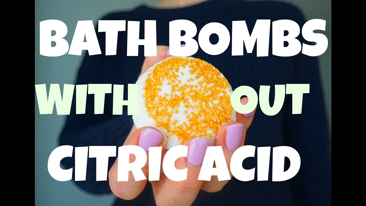 DIY BATH BOMBS WITH LEMON JUICE