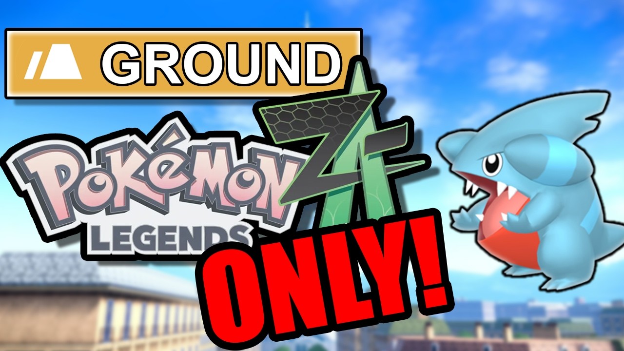 Can You Beat Pok&eacute;mon Legends: ZA with ONLY GROUND types?