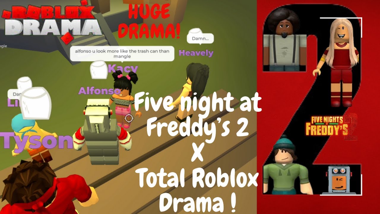 FNAF Movie 2 X Total Roblox Drama Again! (HUGE DRAMA, INTENSE FIGHTS,FUNNY MOMENTS)