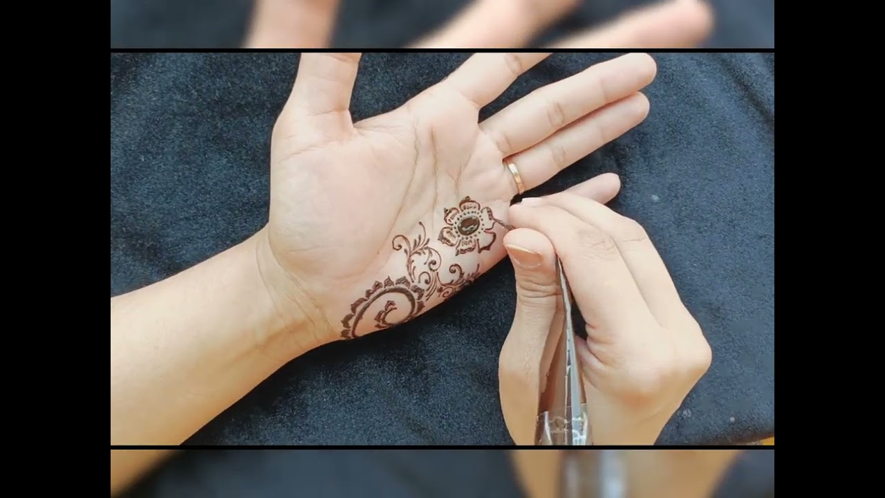 Лучший простой дизайн Менди на передней руке #henna #mehndi #madismehndistudio