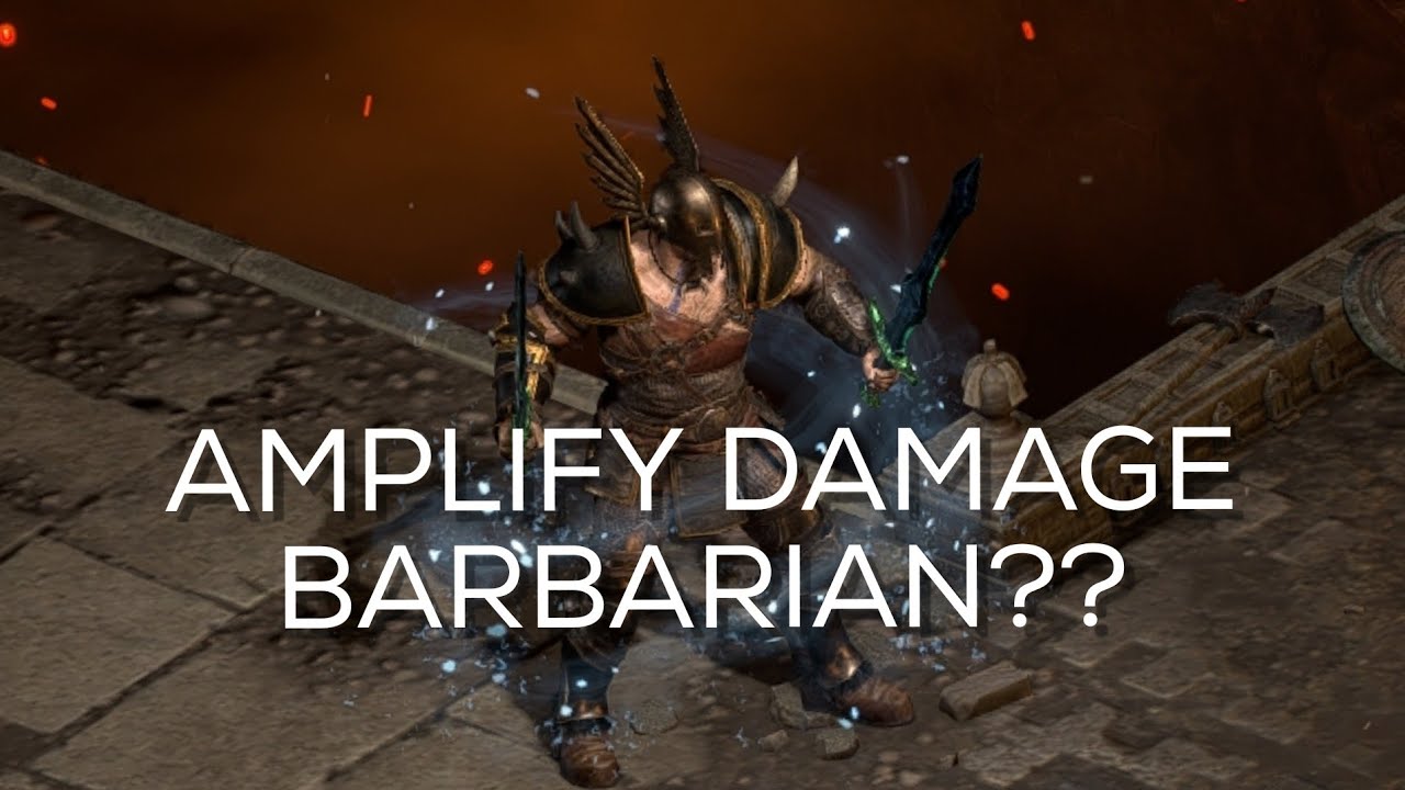 Atmas Scarab Amplify Damage Barbarian (Death + Grief) Diablo 2 Resurrected