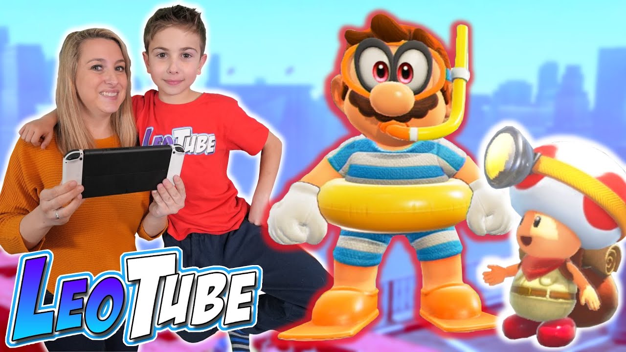 Leo Juega Mario Odyssey con MamaTube