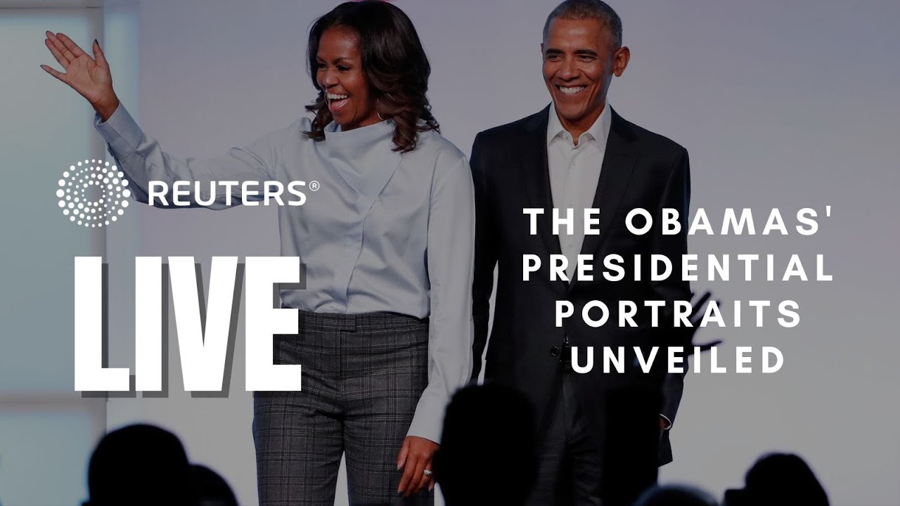 LIVE: Barack and Michelle Obama's portraits unveiled at the White House