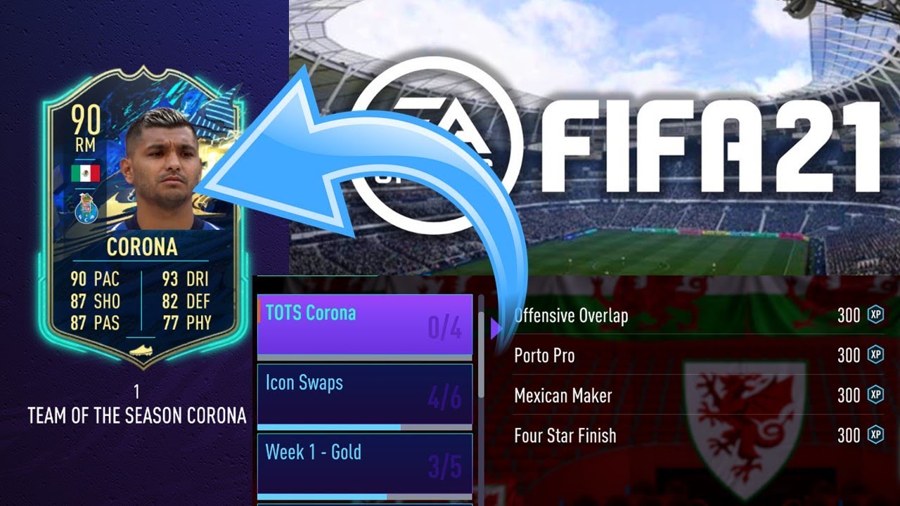 Fifa 21 - How to complete the Jesus Corona TOTS Objective card