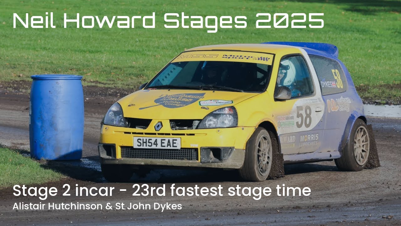 Neil Howard Stages Oulton Park Stage 2 Alistair Hutchinson & St John Dykes Renault Clio