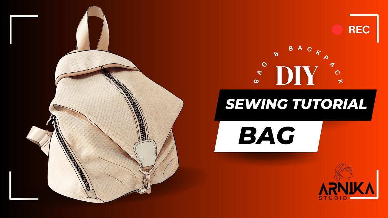 DIY Backpack tutorial (STEP BY STEP DIY SEWING PROJECT)