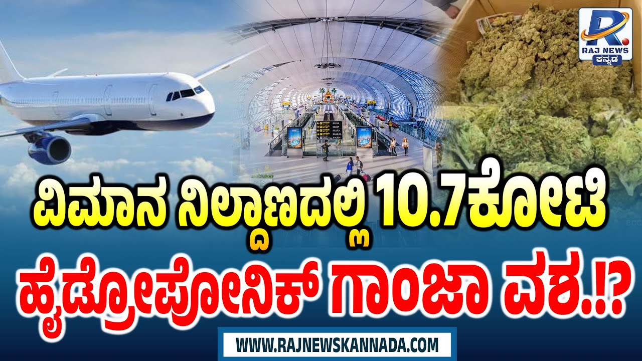 Hydroponic GANJA Seized At Chennai Airport | ವಿಮಾನ ನಿಲ್ದಾಣದಲ್ಲಿ 10 7ಕೋಟಿ ಹೈಡ್ರೋಪೋನಿಕ್ ಗಾಂಜಾ ವಶ