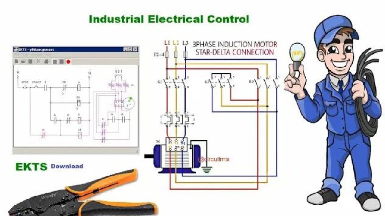 Electrical simulation software | Electrical control techniques simulator | EKTS Download