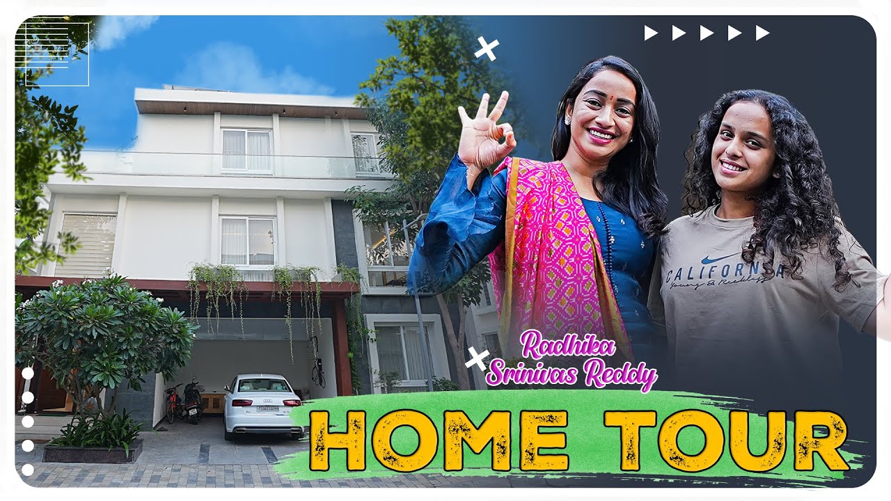 Home Tour | Pro Kabaddi Telugu Titans Coach  Dr. Srinivas Reddy Radhika's House | 