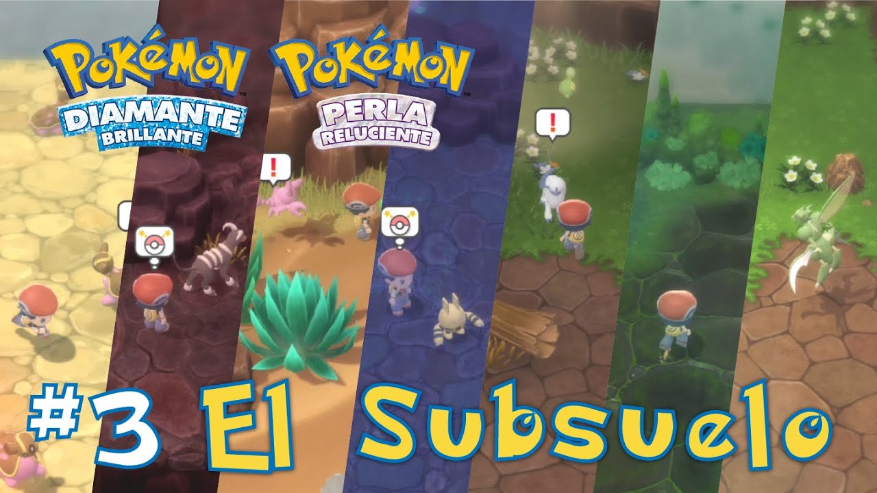 Los Pokémon del SUBSUELO Sinnoh 🧩 Pokémon Diamante Brillante y Perla Reluciente #3 - SangerMeister