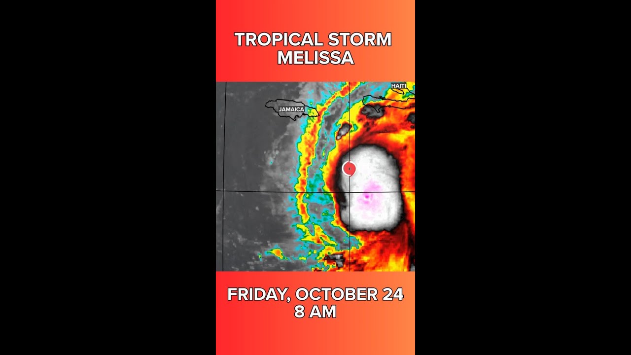 Tropical update: Friday, October 24, 8 AM advisory for Tropical Storm Melissa