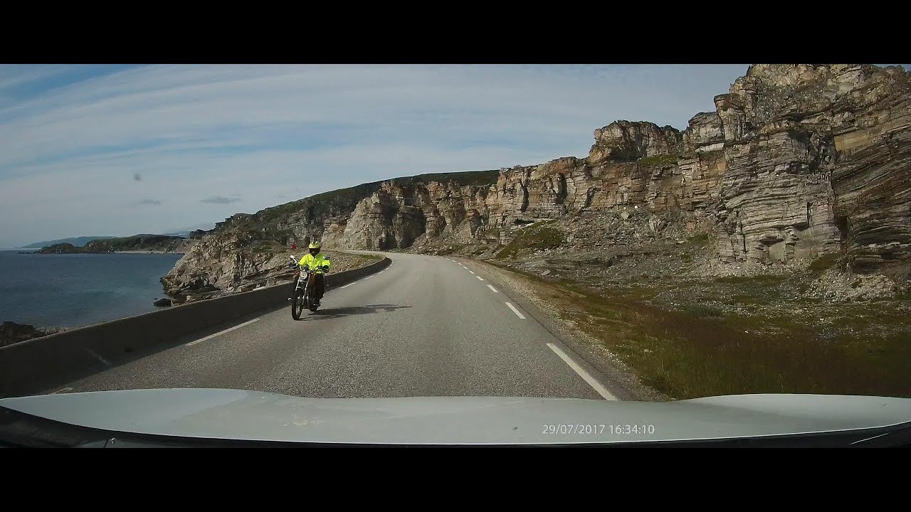 Route Havøysund. Road 889. Norway