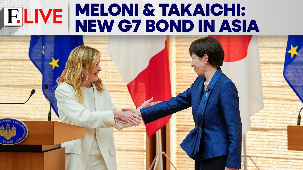 Meloni in Japan: Italy and Tokyo Boost Security, Minerals Cooperation | Firstpost Live | N18G