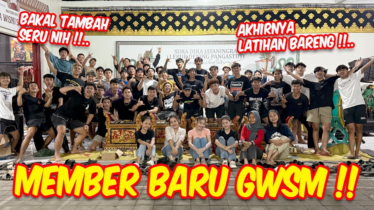 LATIHAN BARENG MEMBER BARU !! Gak nyangka jadi rame gini..