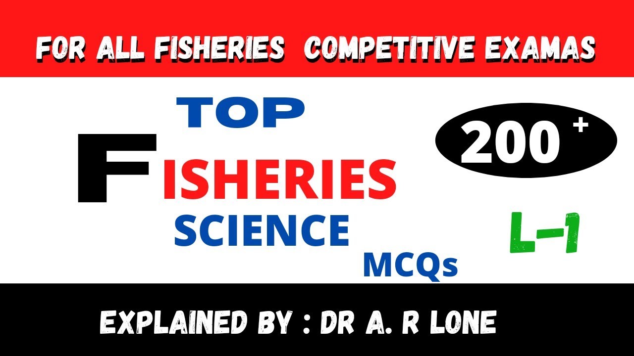 Fisheries MCQs With Answers- Fisheries MCQ-Series Videos- Part 1